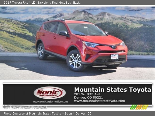 2017 Toyota RAV4 LE in Barcelona Red Metallic