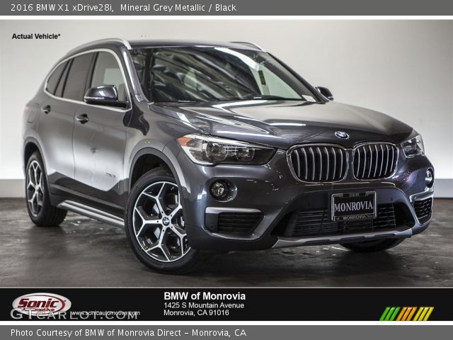 2016 BMW X1 xDrive28i in Mineral Grey Metallic