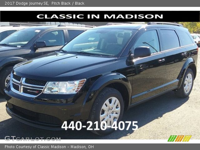 2017 Dodge Journey SE in Pitch Black