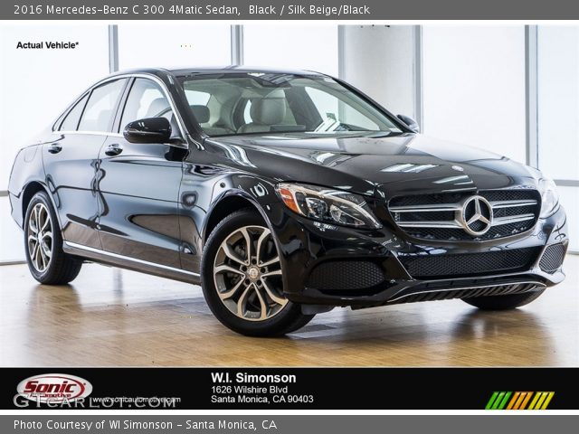 2016 Mercedes-Benz C 300 4Matic Sedan in Black