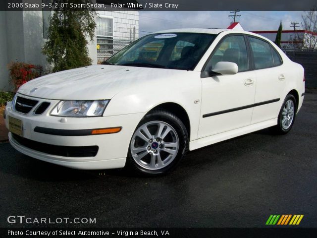 2006 Saab 9-3 2.0T Sport Sedan in Polar White