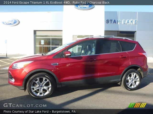 2014 Ford Escape Titanium 1.6L EcoBoost 4WD in Ruby Red