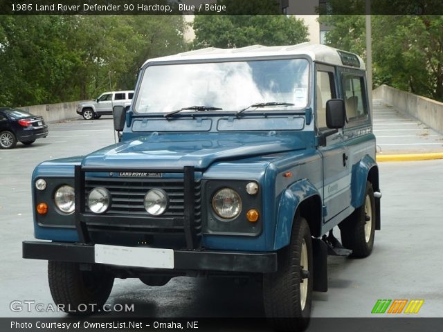 1986 Land Rover Defender 90 Hardtop in Blue