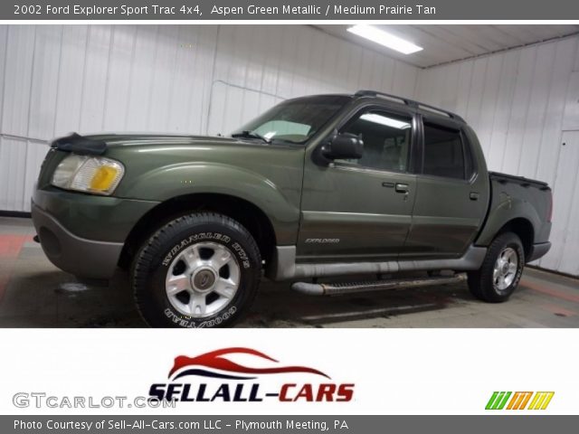 2002 Ford Explorer Sport Trac 4x4 in Aspen Green Metallic