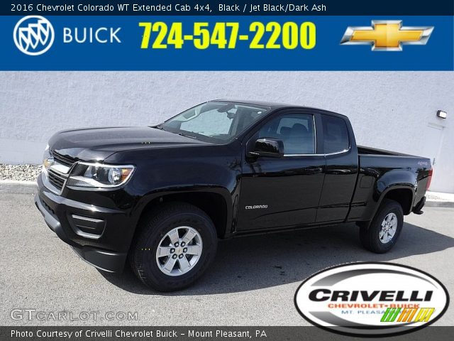 2016 Chevrolet Colorado WT Extended Cab 4x4 in Black