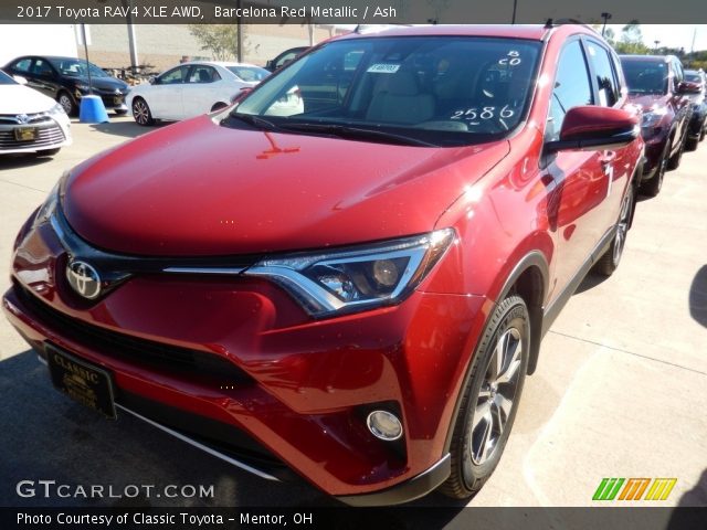 2017 Toyota RAV4 XLE AWD in Barcelona Red Metallic