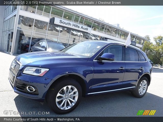 2016 Audi Q5 2.0 TFSI Premium quattro in Scuba Blue Metallic