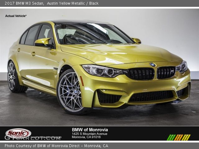 2017 BMW M3 Sedan in Austin Yellow Metallic