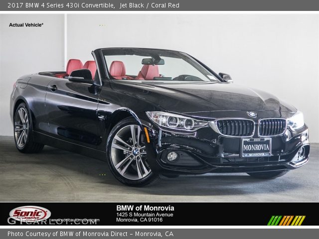 2017 BMW 4 Series 430i Convertible in Jet Black