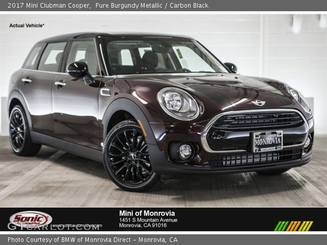 2017 Mini Clubman Cooper in Pure Burgundy Metallic