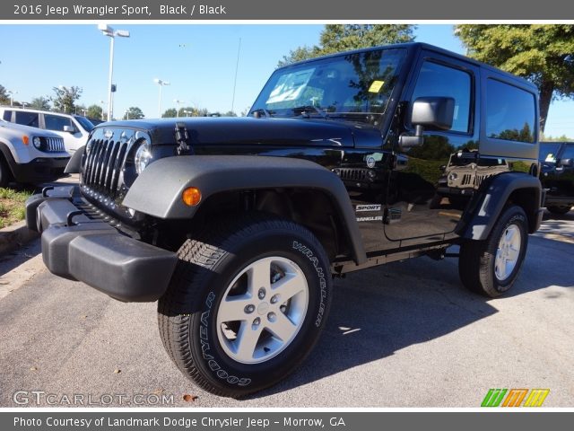 2016 Jeep Wrangler Sport in Black
