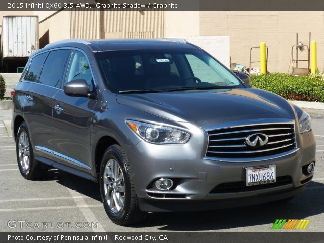 2015 Infiniti QX60 3.5 AWD in Graphite Shadow