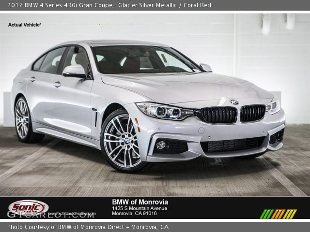 2017 BMW 4 Series 430i Gran Coupe in Glacier Silver Metallic