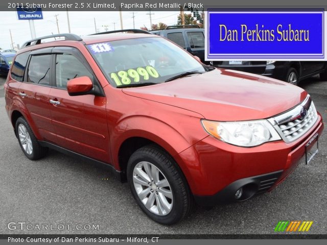2011 Subaru Forester 2.5 X Limited in Paprika Red Metallic