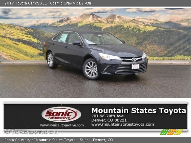 2017 Toyota Camry XLE in Cosmic Gray Mica