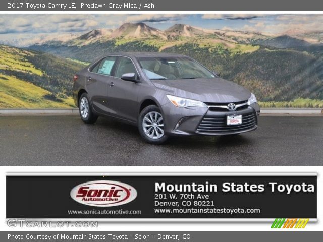 2017 Toyota Camry LE in Predawn Gray Mica