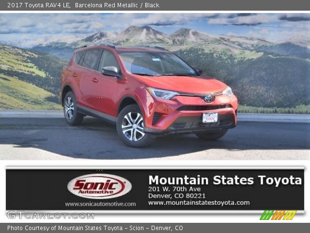2017 Toyota RAV4 LE in Barcelona Red Metallic