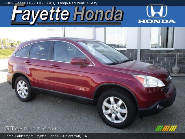 2009 Honda CR-V EX-L 4WD in Tango Red Pearl