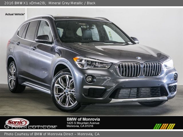 2016 BMW X1 xDrive28i in Mineral Grey Metallic