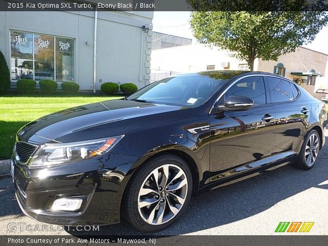 2015 Kia Optima SXL Turbo in Ebony Black