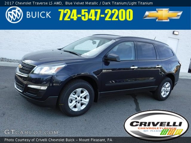 2017 Chevrolet Traverse LS AWD in Blue Velvet Metallic