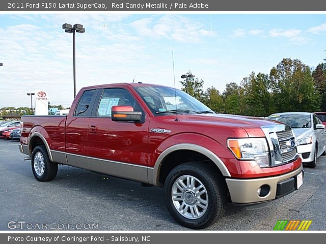 2011 Ford F150 Lariat SuperCab in Red Candy Metallic