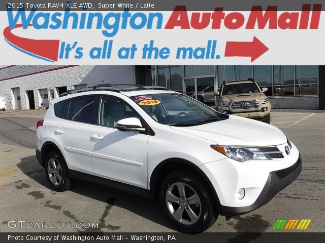 2015 Toyota RAV4 XLE AWD in Super White