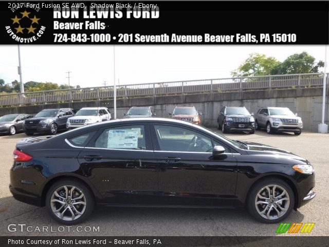 2017 Ford Fusion SE AWD in Shadow Black