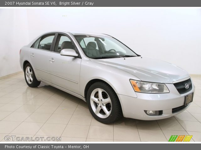 2007 Hyundai Sonata SE V6 in Bright Silver