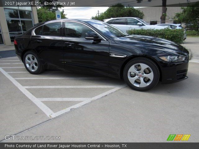 2017 Jaguar XE 25t in Ebony Black