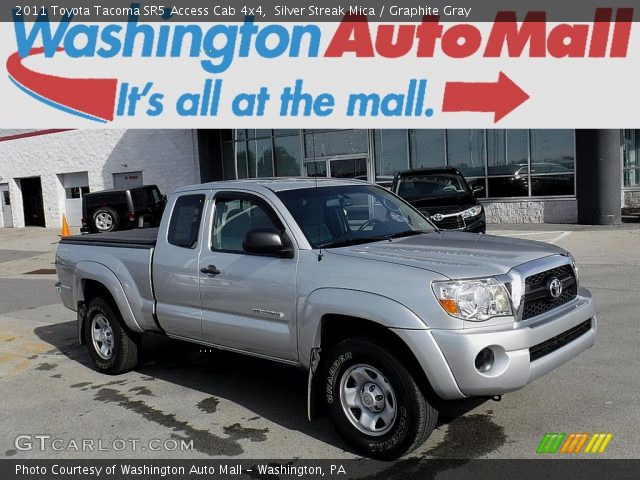2011 Toyota Tacoma SR5 Access Cab 4x4 in Silver Streak Mica