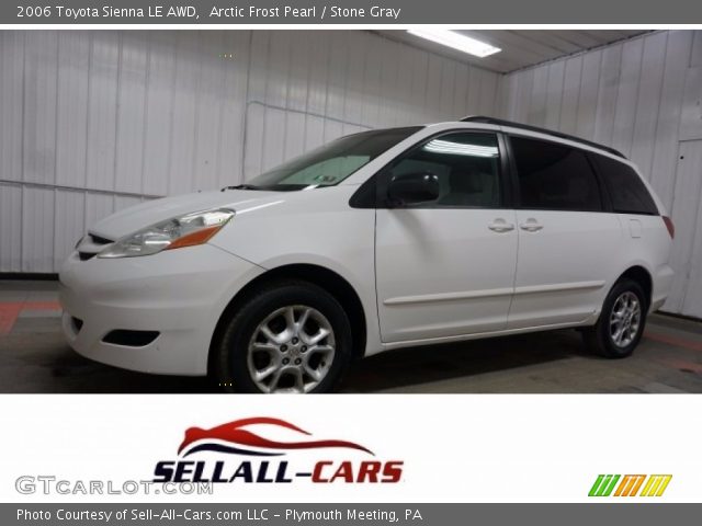 2006 Toyota Sienna LE AWD in Arctic Frost Pearl
