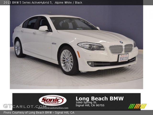 2013 BMW 5 Series ActiveHybrid 5 in Alpine White