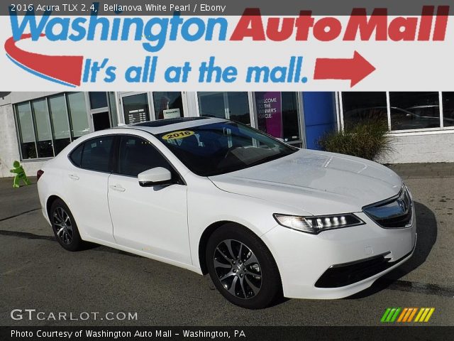 2016 Acura TLX 2.4 in Bellanova White Pearl