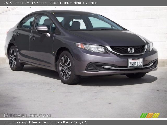 2015 Honda Civic EX Sedan in Urban Titanium Metallic