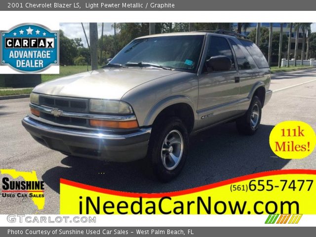 2001 Chevrolet Blazer LS in Light Pewter Metallic