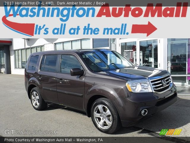 2013 Honda Pilot EX-L 4WD in Dark Amber Metallic