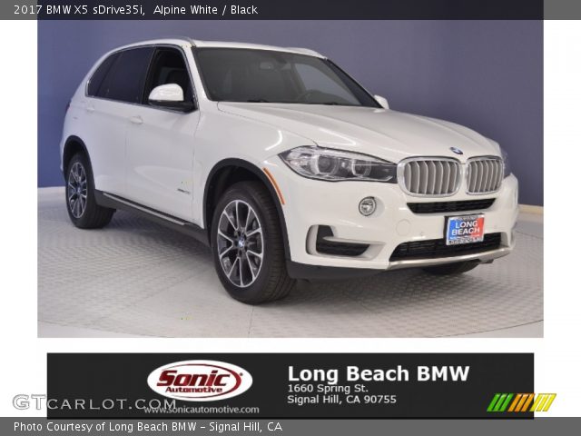2017 BMW X5 sDrive35i in Alpine White