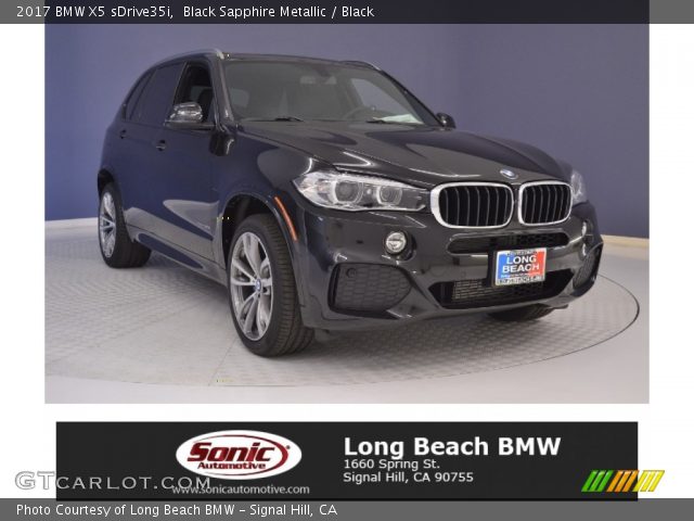 2017 BMW X5 sDrive35i in Black Sapphire Metallic