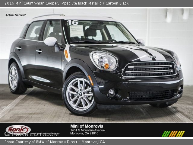 2016 Mini Countryman Cooper in Absolute Black Metallic