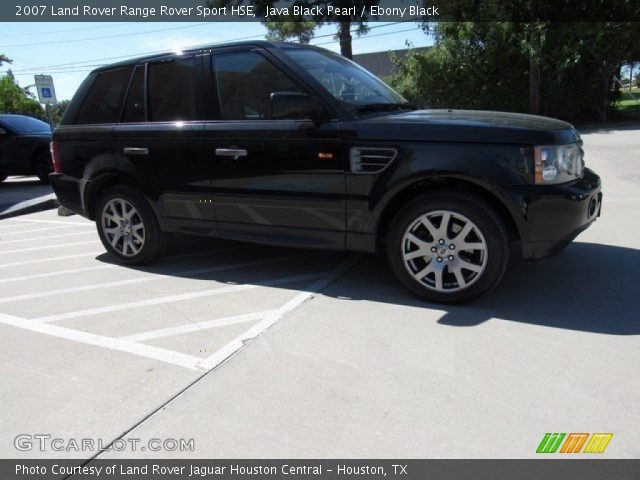 2007 Land Rover Range Rover Sport HSE in Java Black Pearl