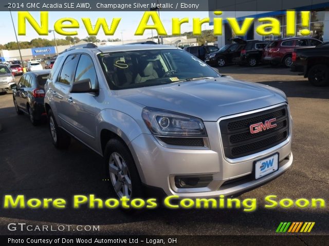 2014 GMC Acadia SLE AWD in Champagne Silver Metallic