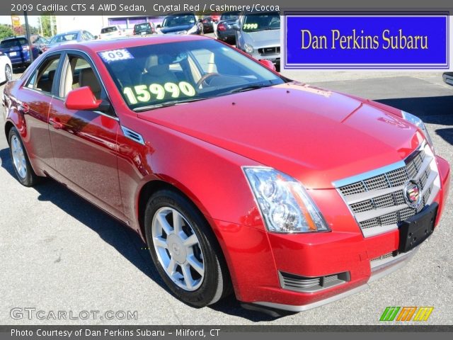 2009 Cadillac CTS 4 AWD Sedan in Crystal Red
