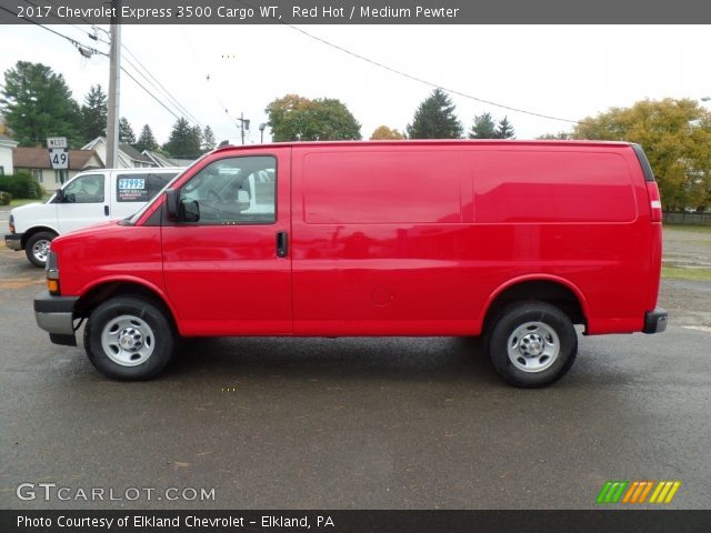 2017 Chevrolet Express 3500 Cargo WT in Red Hot