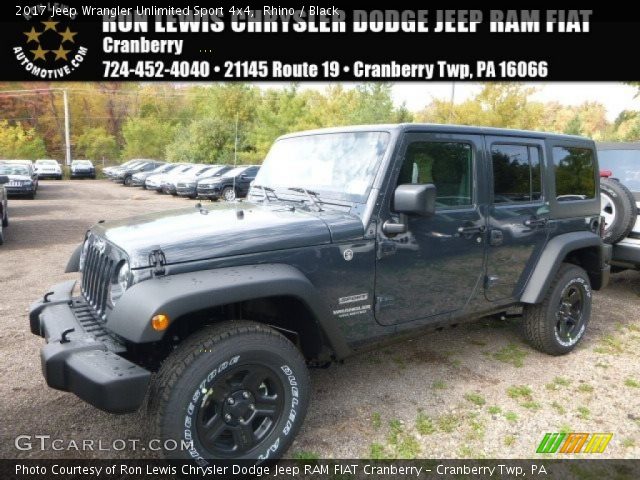 2017 Jeep Wrangler Unlimited Sport 4x4 in Rhino