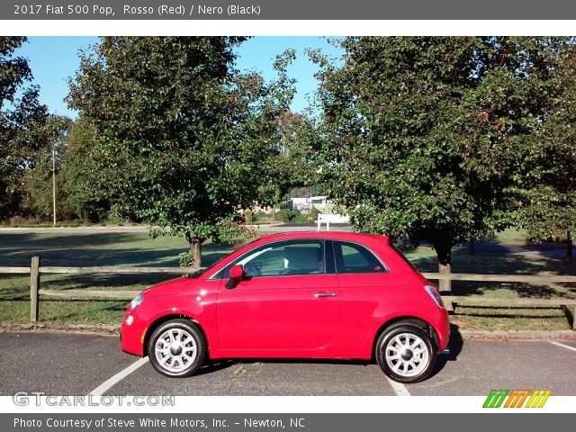 2017 Fiat 500 Pop in Rosso (Red)