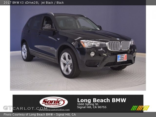 2017 BMW X3 sDrive28i in Jet Black