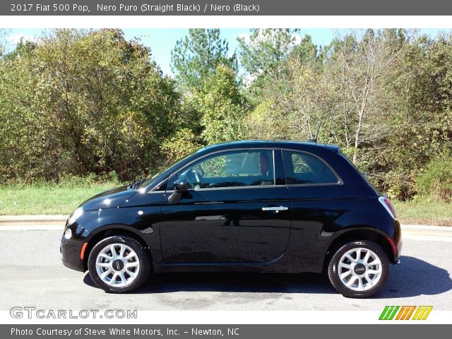 2017 Fiat 500 Pop in Nero Puro (Straight Black)