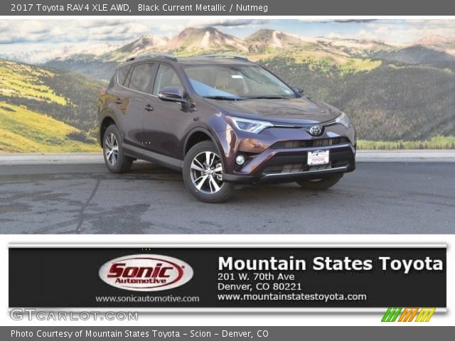 2017 Toyota RAV4 XLE AWD in Black Current Metallic