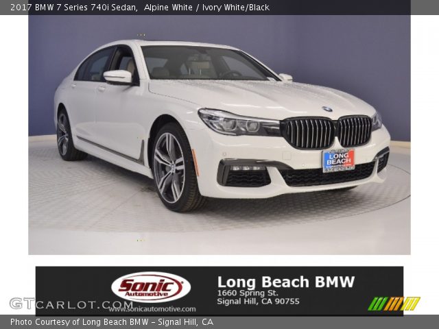 2017 BMW 7 Series 740i Sedan in Alpine White